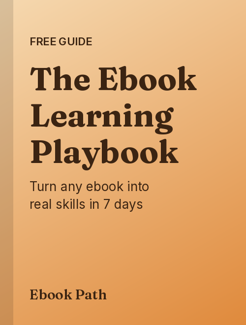The Ebook Learning Playbook – free guide